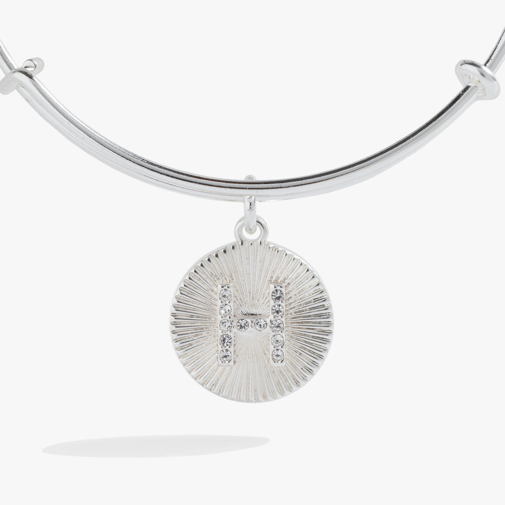 Initial H Pave Starburst Texture Bangle T-Shirts