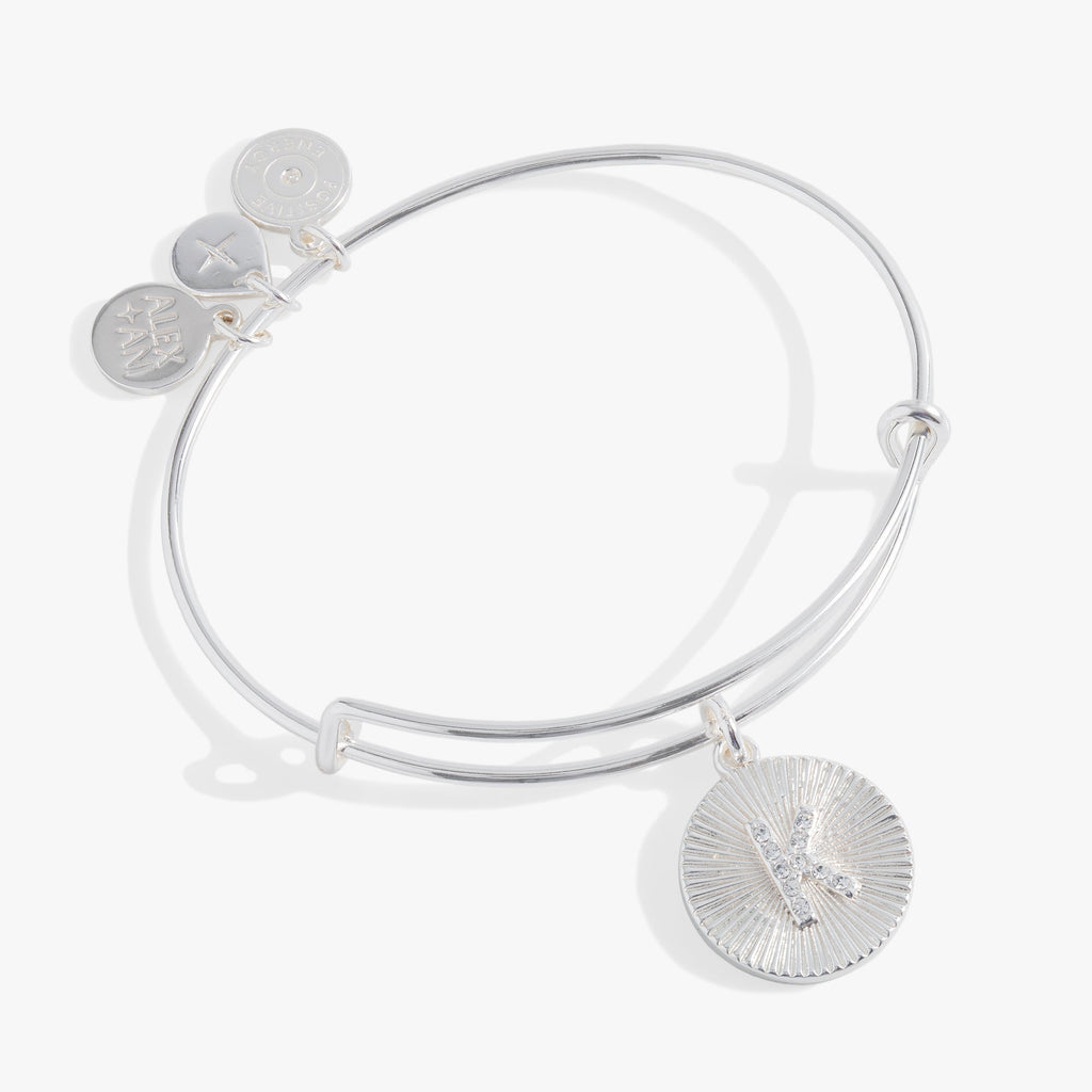 Initial K Pave Starburst Texture Bangle T-Shirts