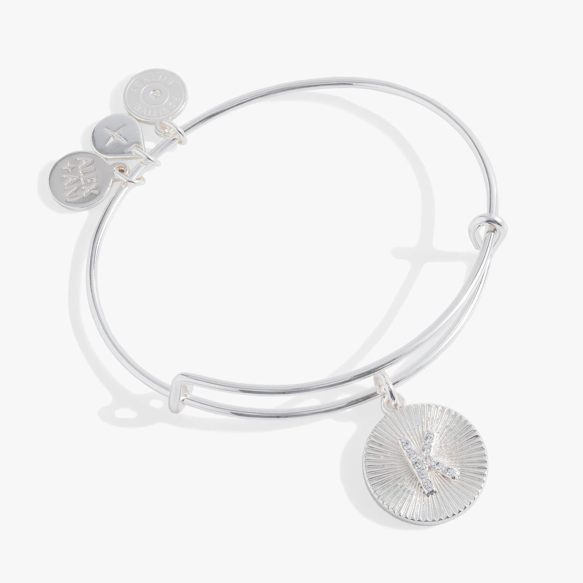 Initial K Pave Starburst Texture Bangle T-Shirts