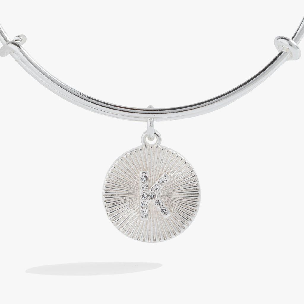 Initial K Pave Starburst Texture Bangle T-Shirts