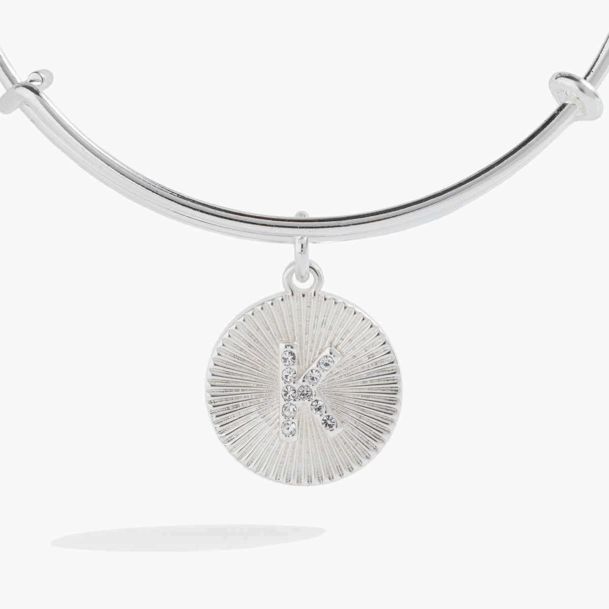 Initial K Pave Starburst Texture Bangle T-Shirts