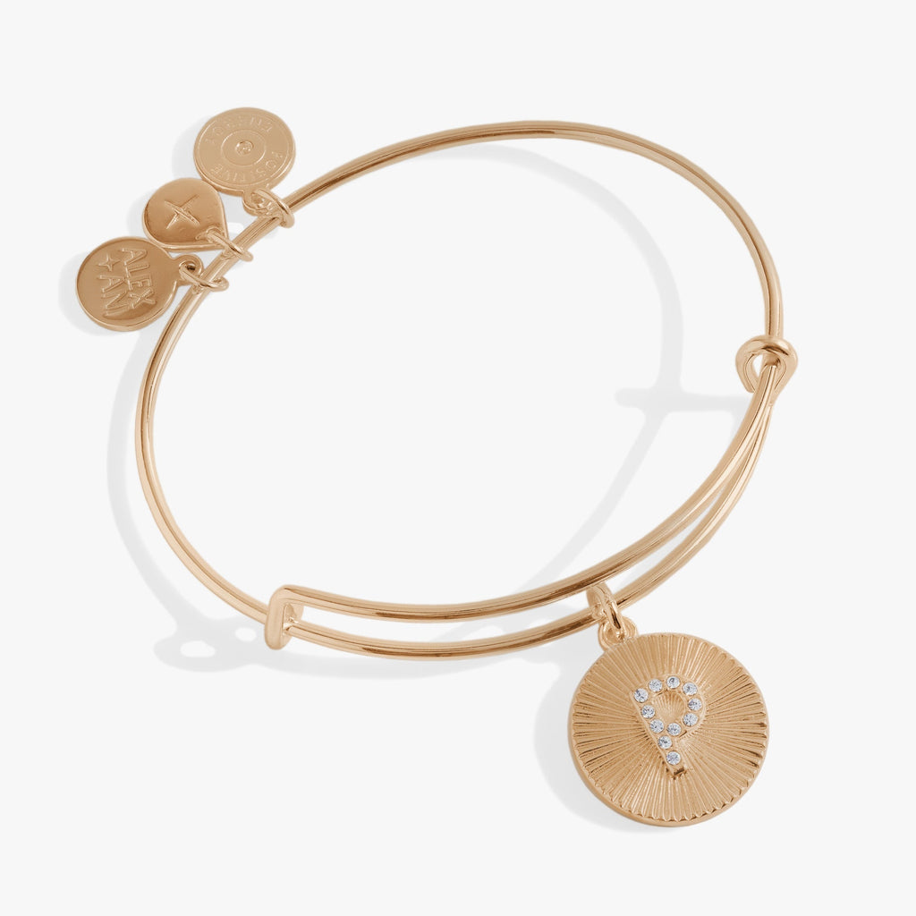 Initial P Pave Starburst Texture Bangle T-Shirts