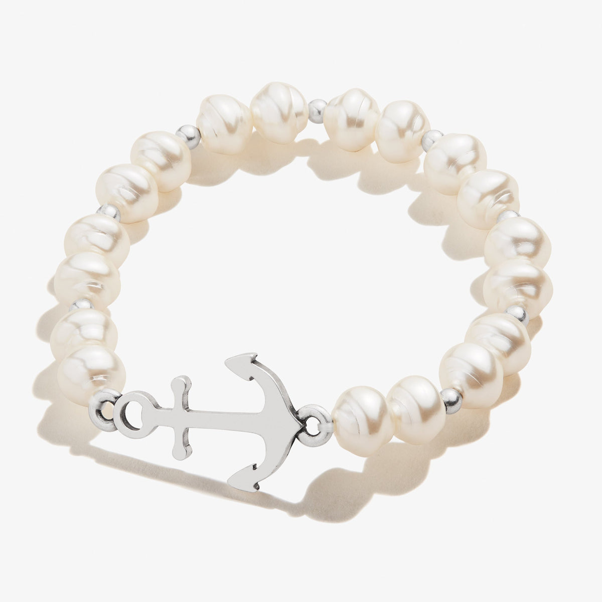 Pearl + Anchor Beaded Stretch Bracelet T-Shirts