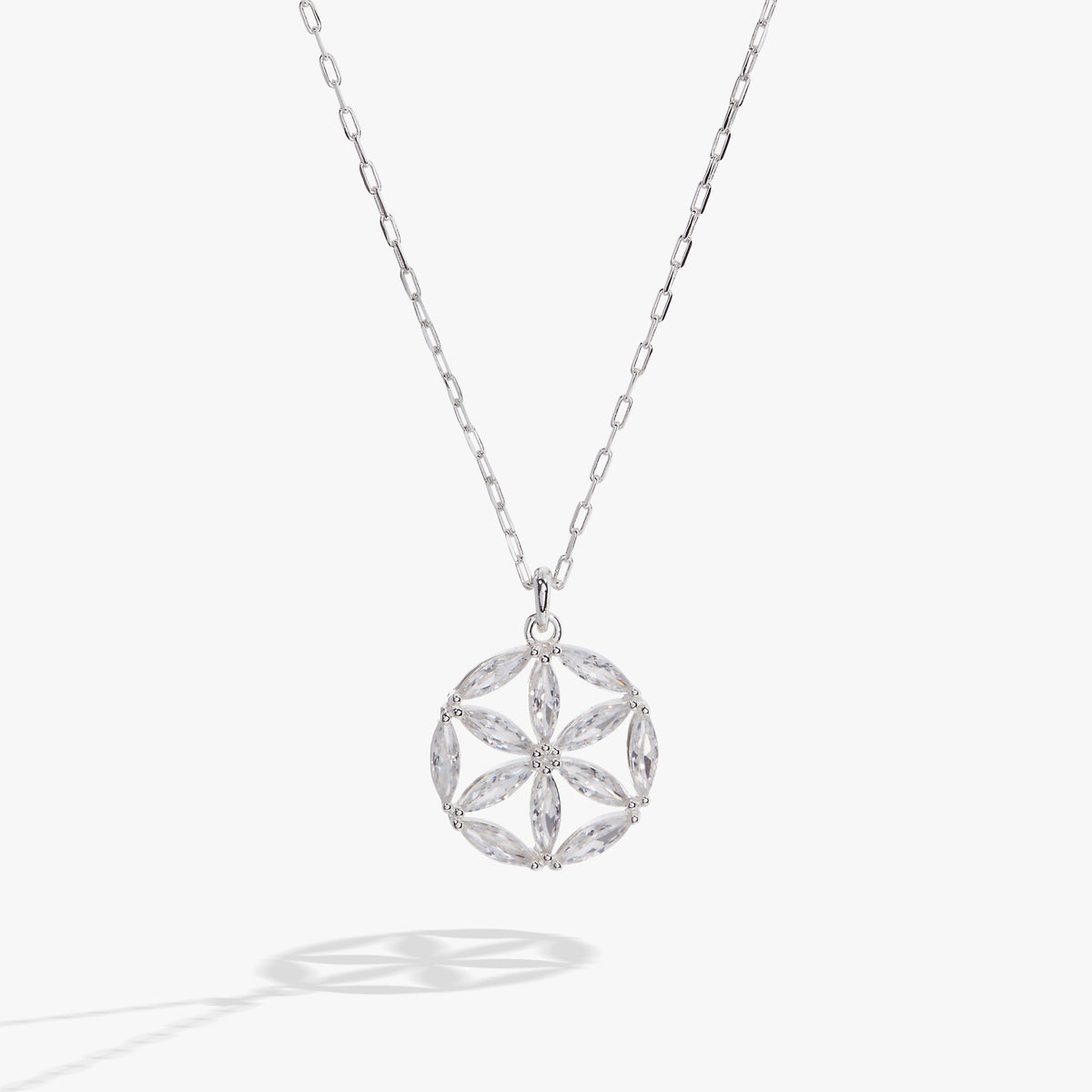 Faith Family Rosette Pendant Necklace T-Shirts