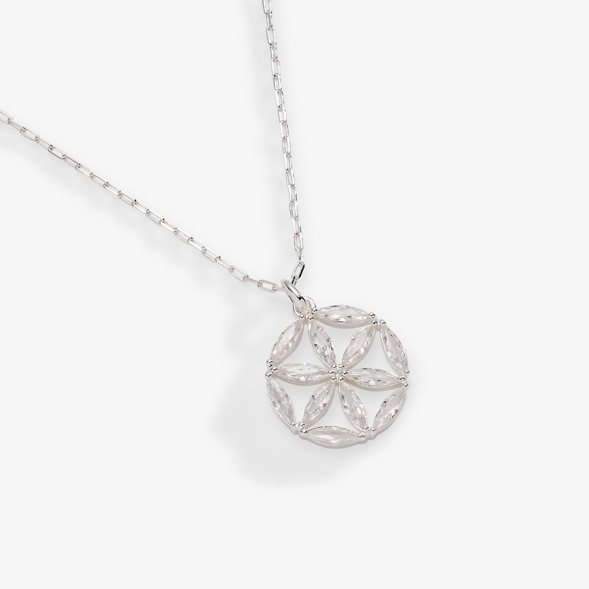Faith Family Rosette Pendant Necklace T-Shirts