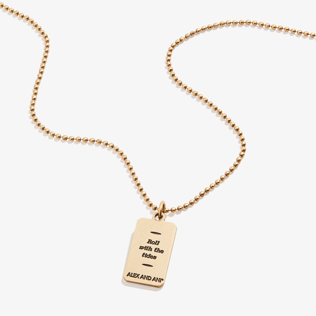 Positivity Wave Oracle Necklace Adjustable T-Shirts