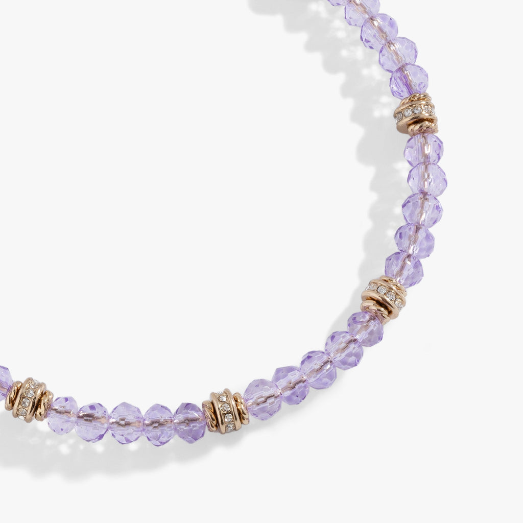 Purple Crystal Beaded Bangle T-Shirts