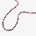 Purple Lilac Beaded Necklace Adjustable T-Shirts