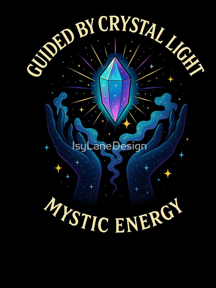 Guided by Crystal Light – Mystical Crystal Design by IsyLaneDesign