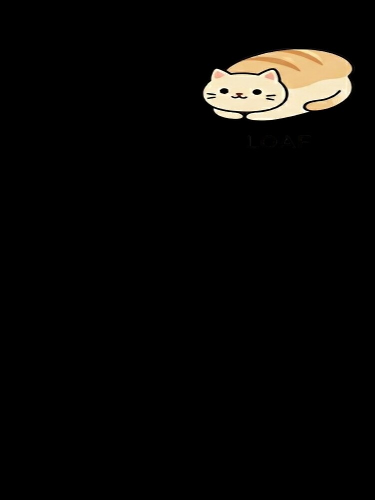 Loaf Cat Sticker – Cute Bread Cat Funny Minimal Design by Velora Design