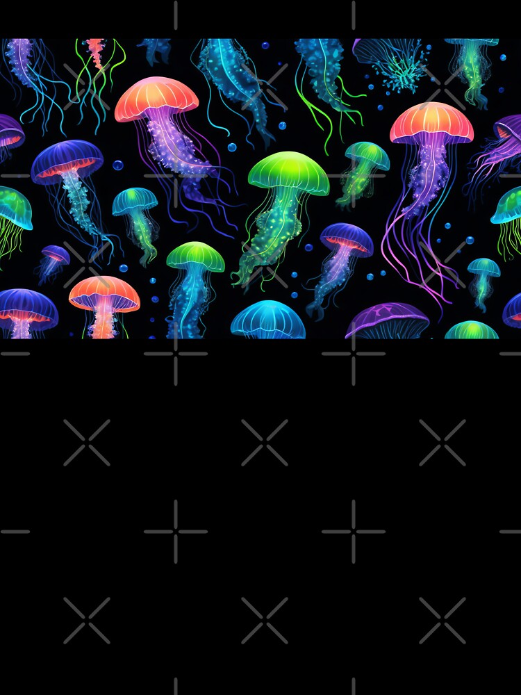 Bioluminescent Wonderland: Glowing Underwater Pattern Design by subhamkapoor