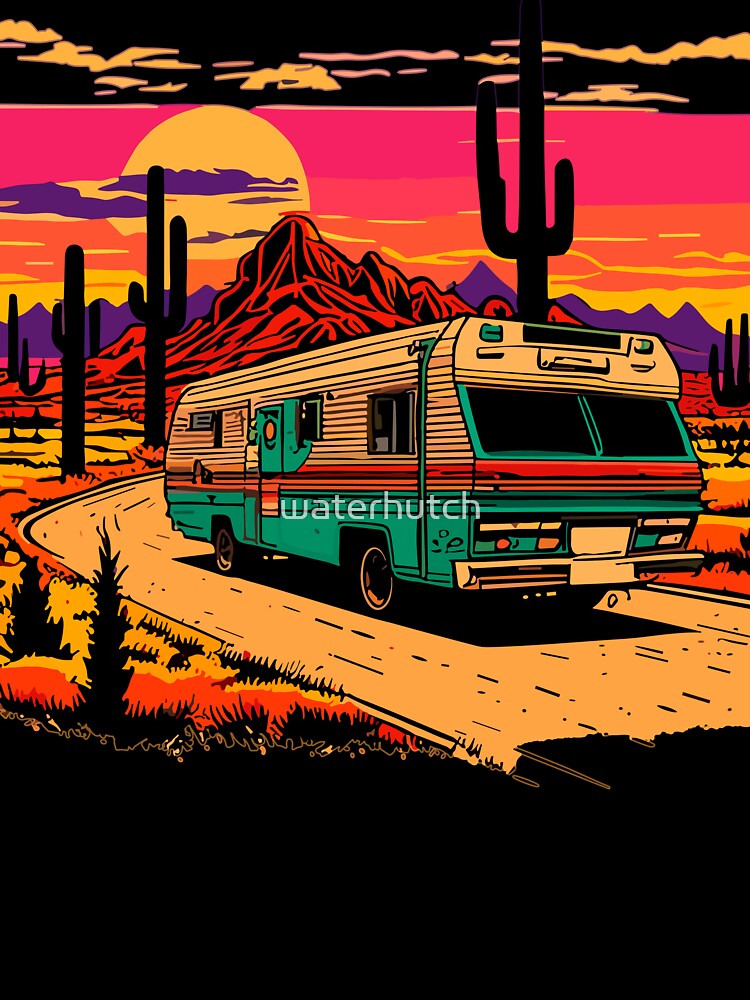 Retro Rover: Desert Dreamscape by waterhutch