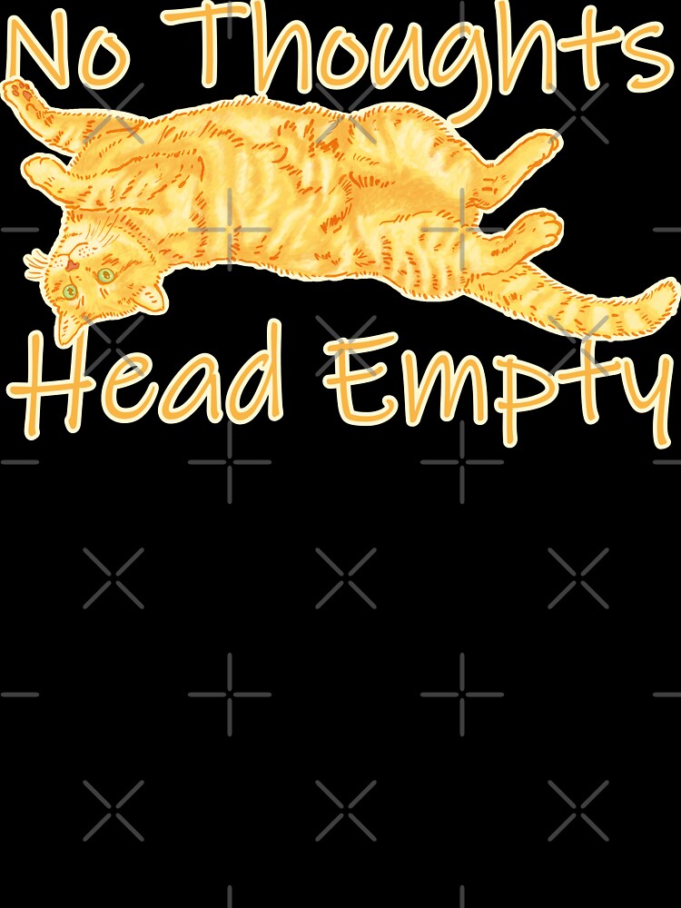 Orange Cat Head Empty by MajesticMule