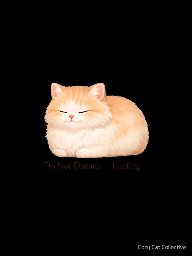 Do Not Disturb – Loafing Cute Cat Shirt | Cozy Sleeping Cat Aesthetic Tee by Cozy Cat Collective