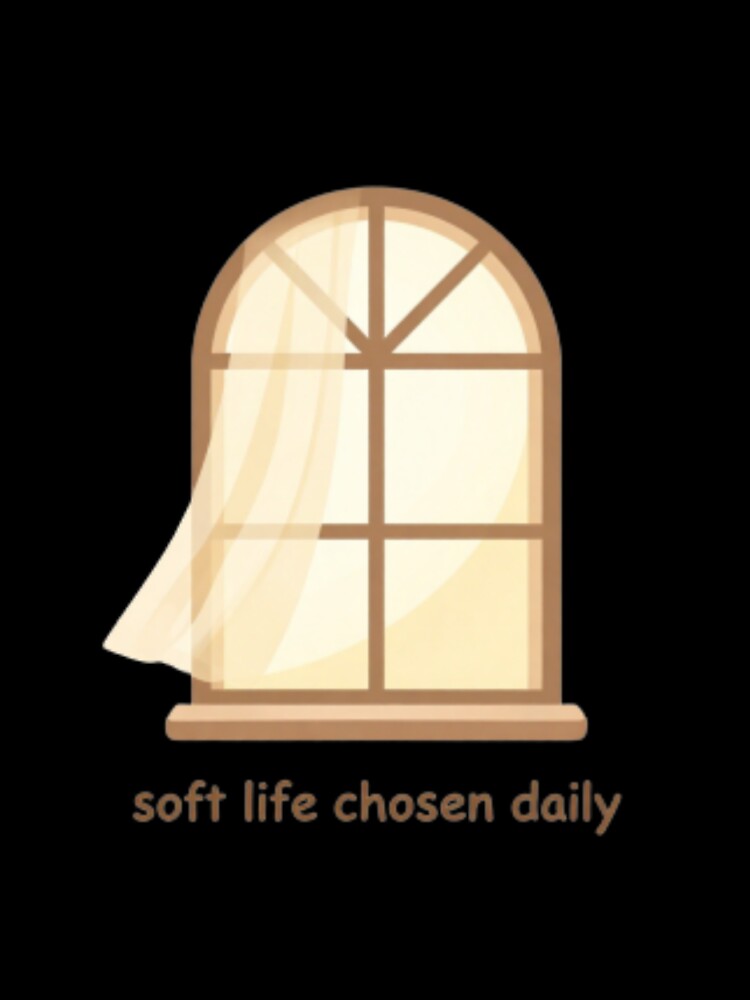 Soft Life Chosen Daily – Spiritual Self Care Quote Art by CosmicQuietStudio