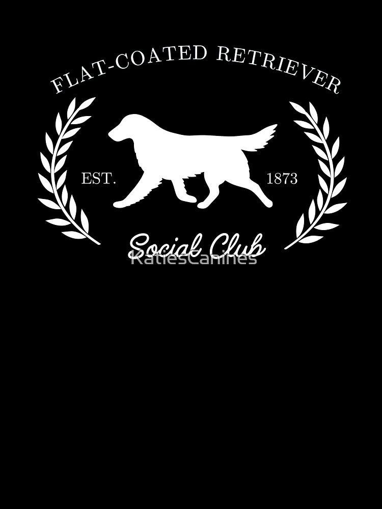 Flat-Coated Retriever Social Club by KatiesCanines