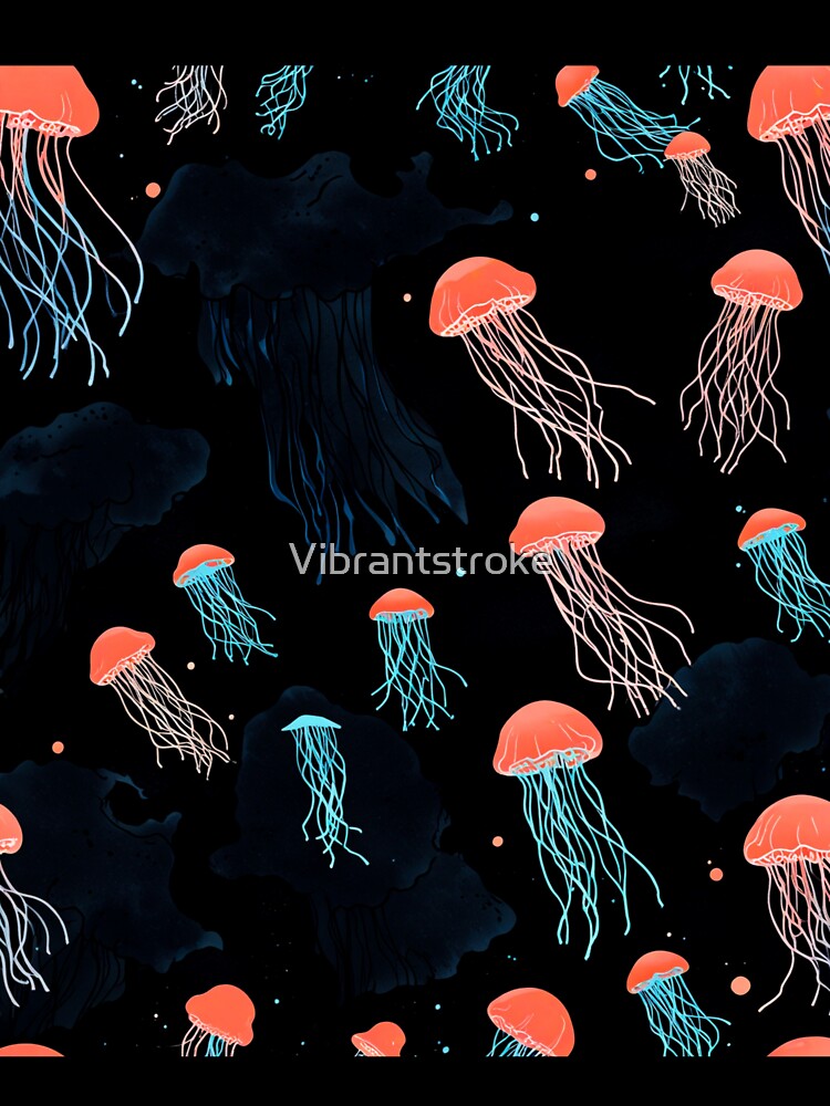 Jellyfish Dream: Deep Sea Wonder by Vibrantstroke