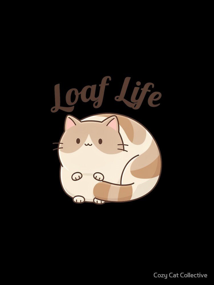 Loaf Life Cute Cat Shirt – Cozy Cat Loaf Aesthetic Tee for Cat Lovers by Cozy Cat Collective