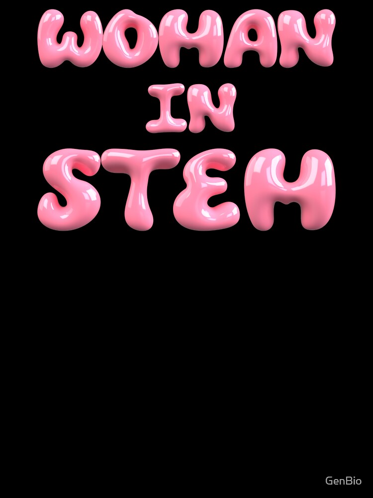 Woman in STEM Bubbly Pink by GenBio