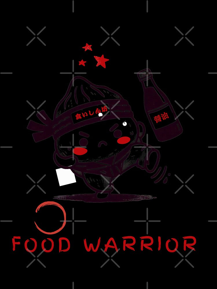 Kawaii Ninja Dumpling Street Warrior Kanji - Japanese Art Style minimalistic art by BeaverFriends