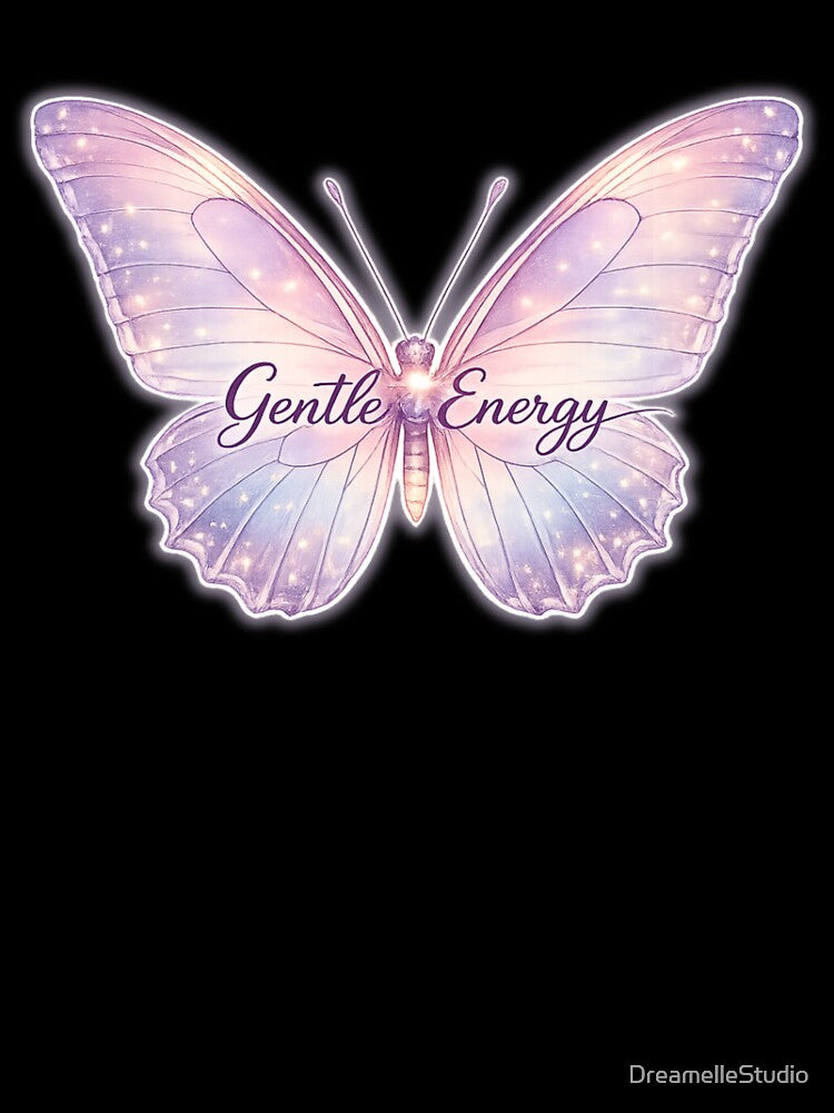 Gentle Energy Butterfly – Soft Pastel Aesthetic Design by DreamelleStudio