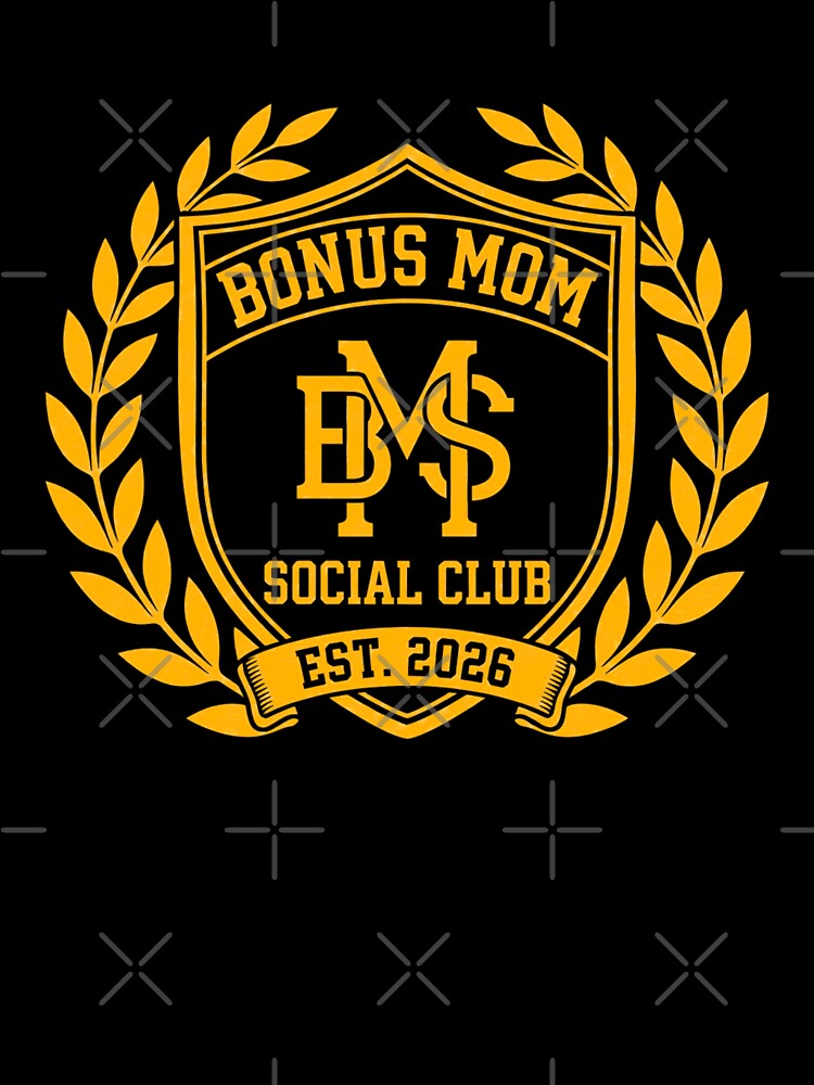 Bonus Mom Social Club Collegiate Crest by KelliesGrafix