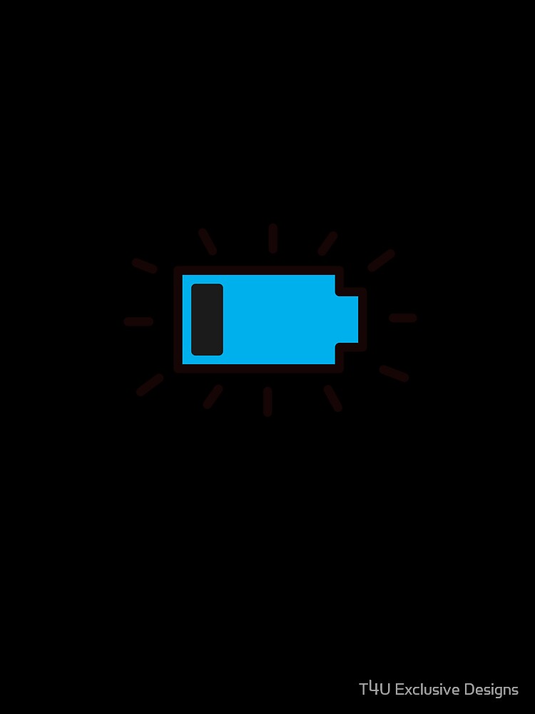 Social Battery Proceed with Caution T-Shirt by T4U Exclusive Designs