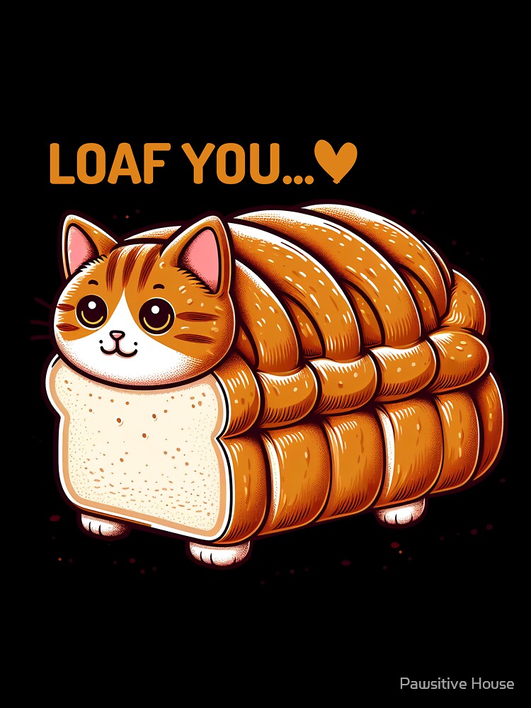Cat Loaf - Funny for Cat Lover by Pawsitive House