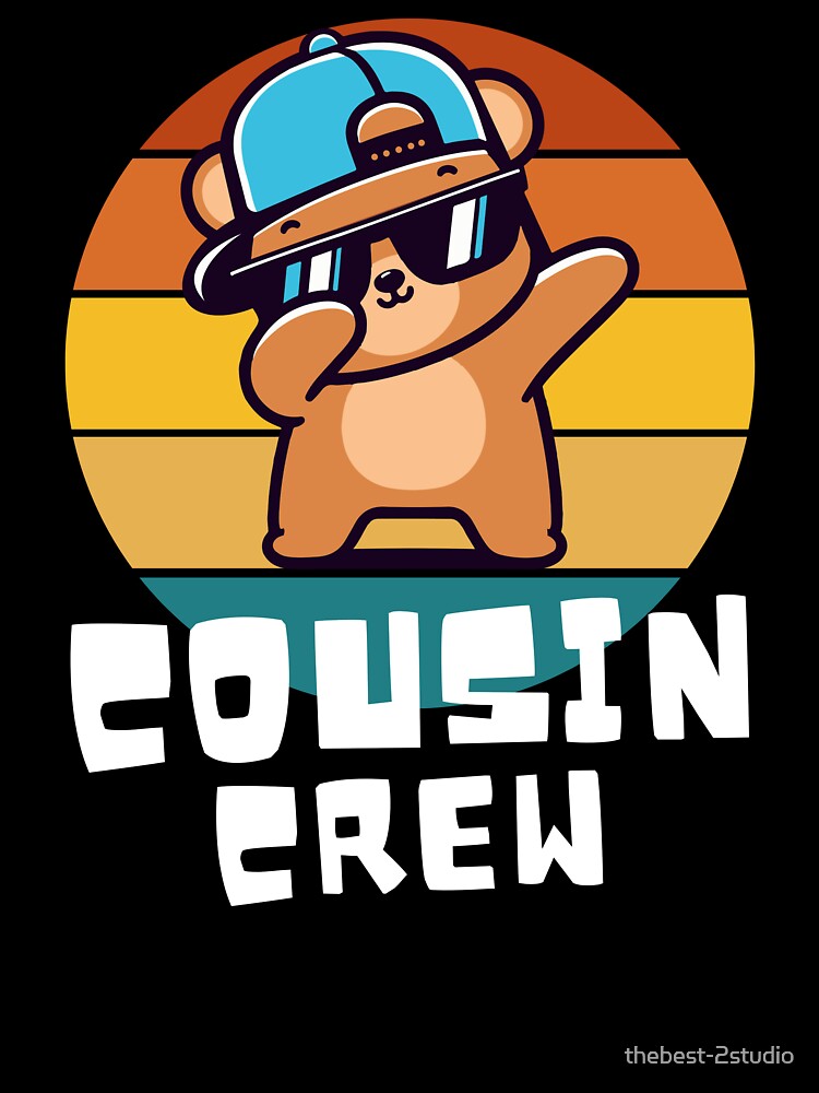 Cousin Crew Cool Bear Vintage - Family Reunion Matching by thebest-2studio
