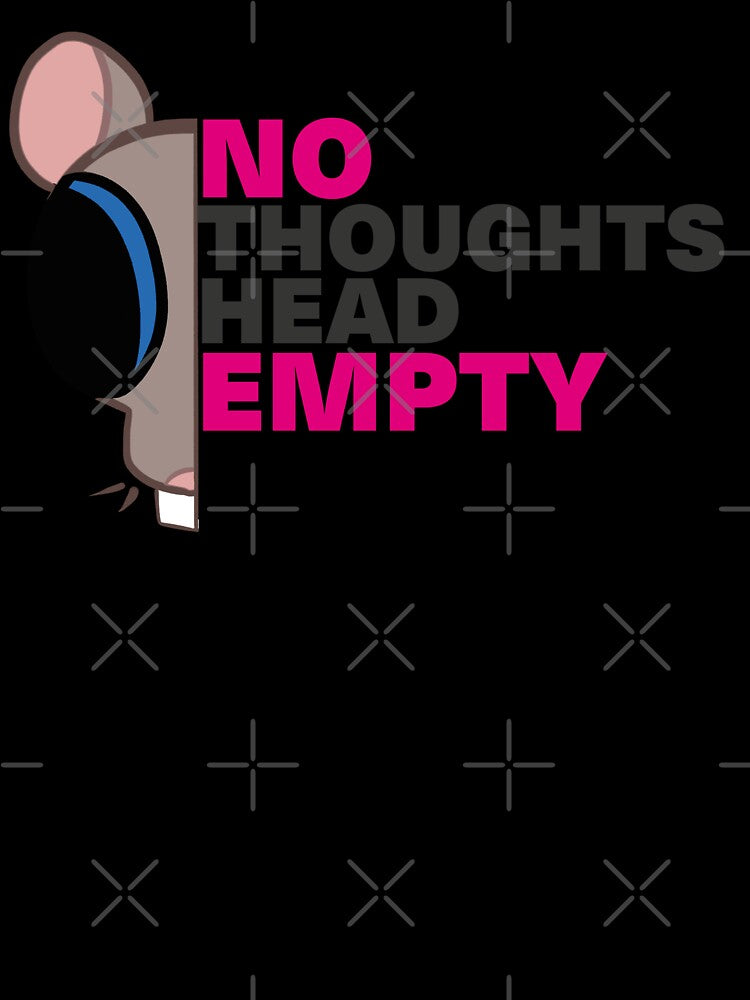 No thoughts head empty meme rat by Rexoox
