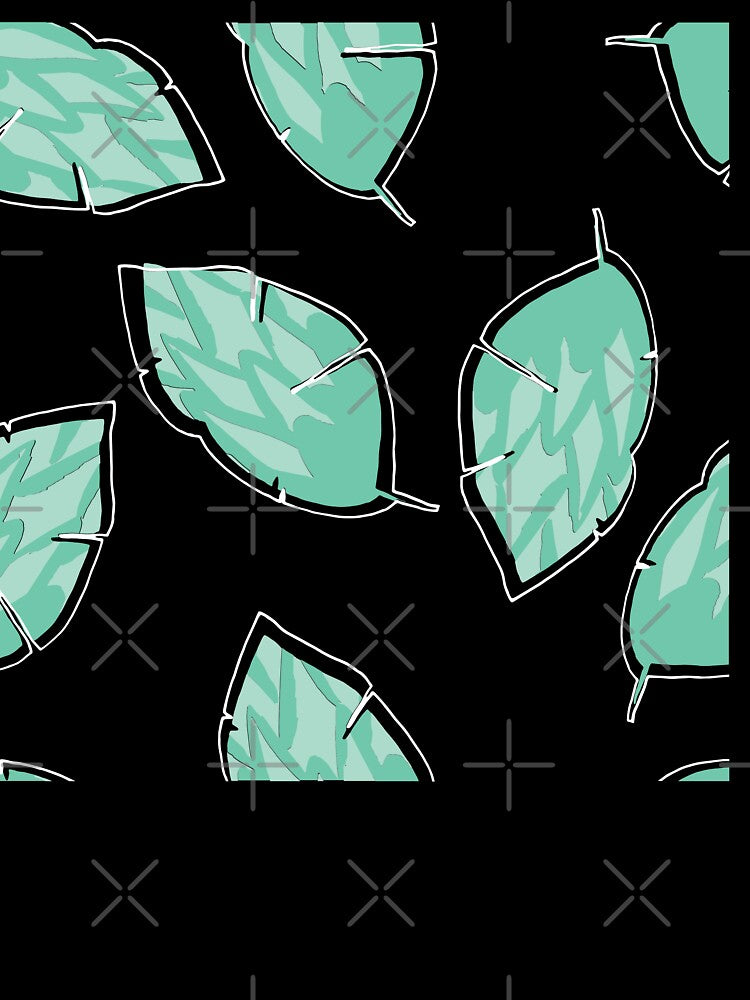 Green Leaves pattern - leaf art. by earthlingsmerch