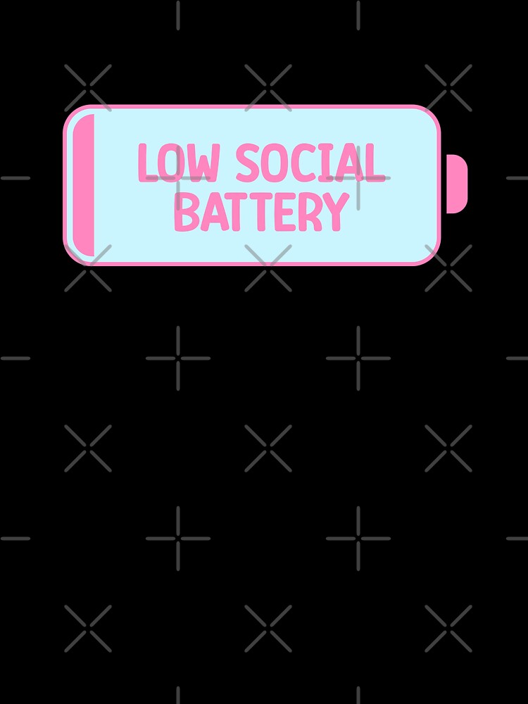Low Social Battery by AestheticAnnette