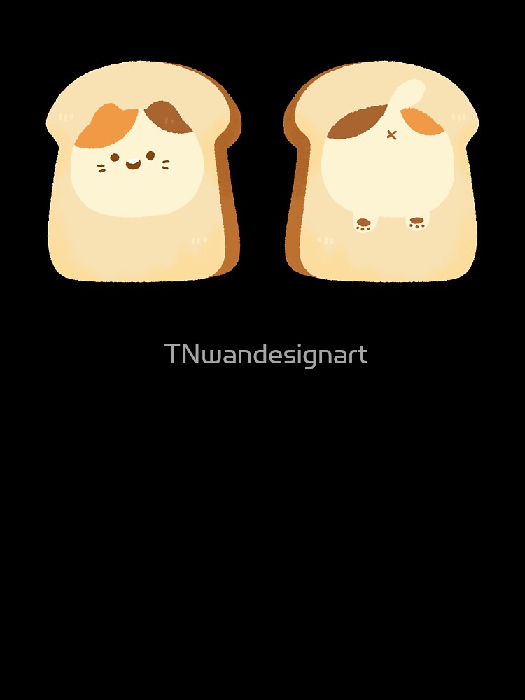 bun calico cat Kitten Lover Funny Bread Baker by TNwandesignart