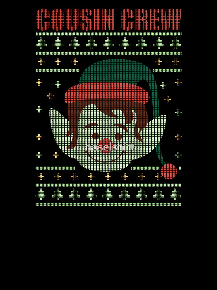 Cousin Crew Elf Christmas Reunion Family Gift by haselshirt