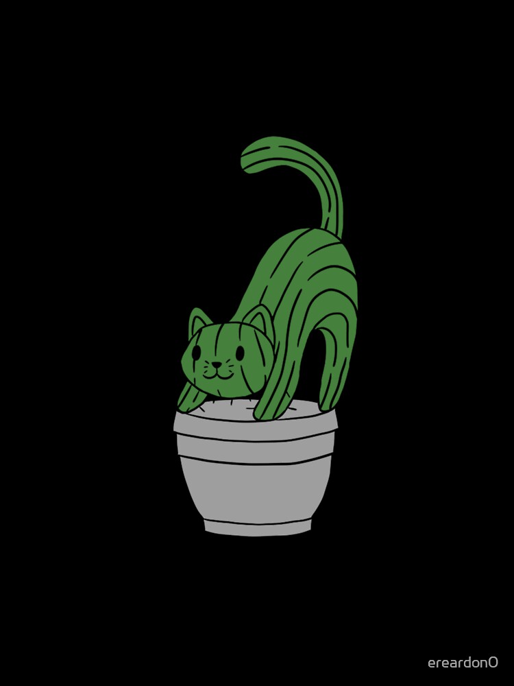 Color Cat Cactus - "Catcus" by ereardon0
