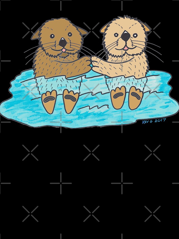 OTTERS - Art By Kev G by ArtByKevG