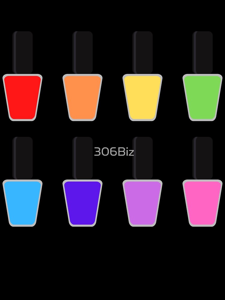 Rainbow Nail Tech Sticker/ Magnet Pack by 306Biz