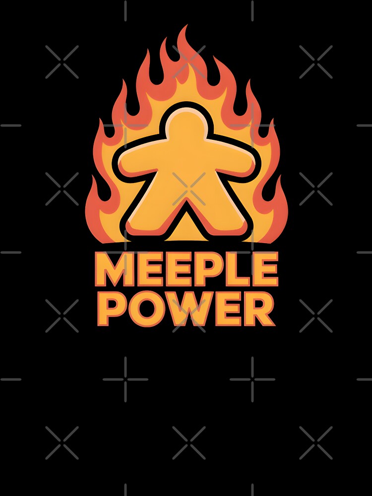 Meeple power, boardgame meeple by Boardgameo