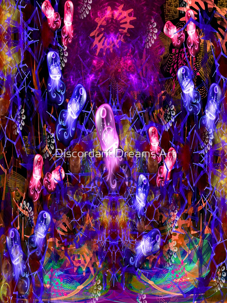 Jelly Coral Glow by Discordant Dreams Art