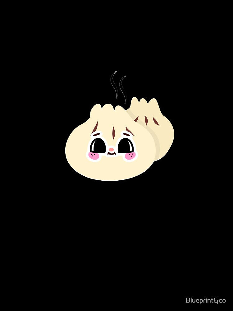 Kawaii Steamed Dumpling Sticker – Cute Dim Sum Character by Blueprint&co
