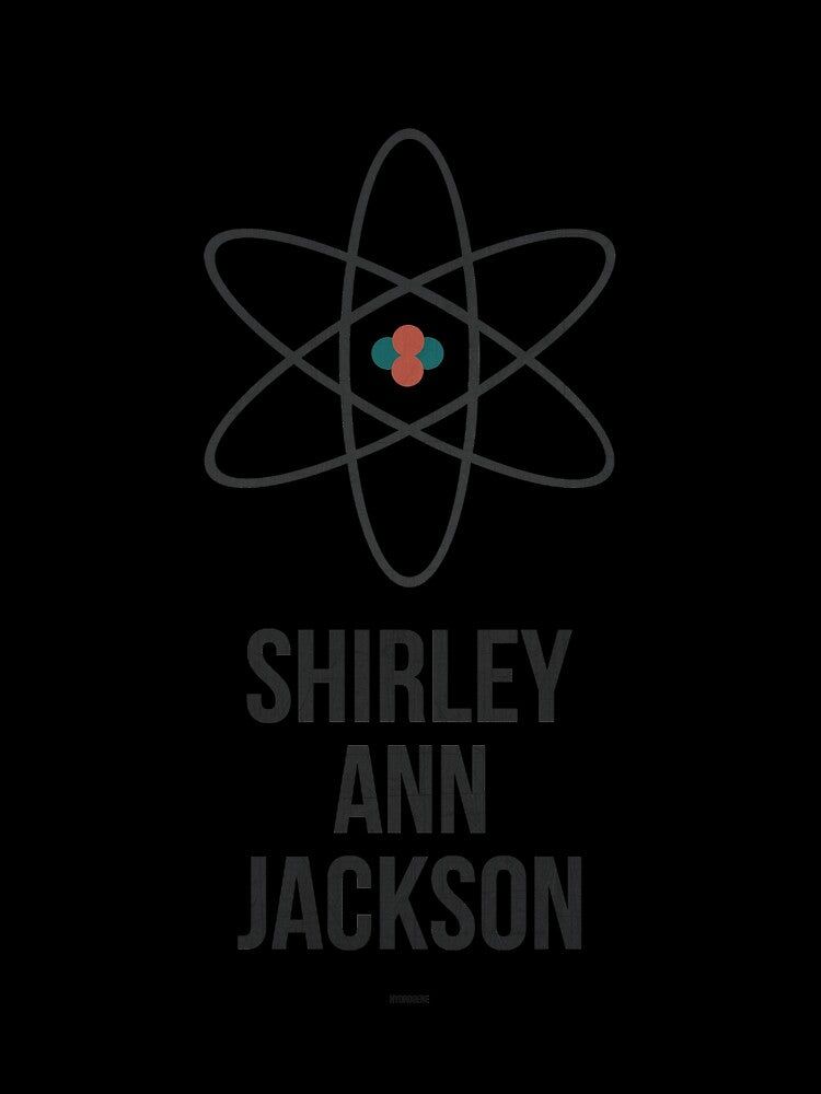 SHIRLEY ANN JACKSON - Women In Science Wall Art by Hydrogene