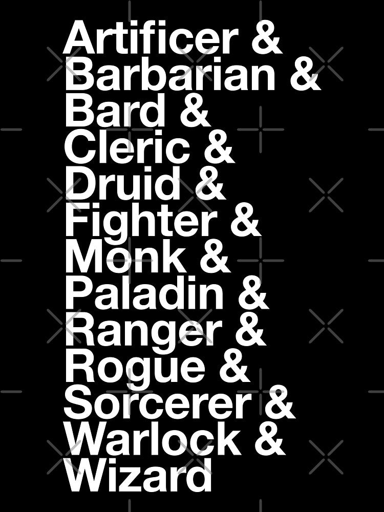 D&D Classes by stephentc