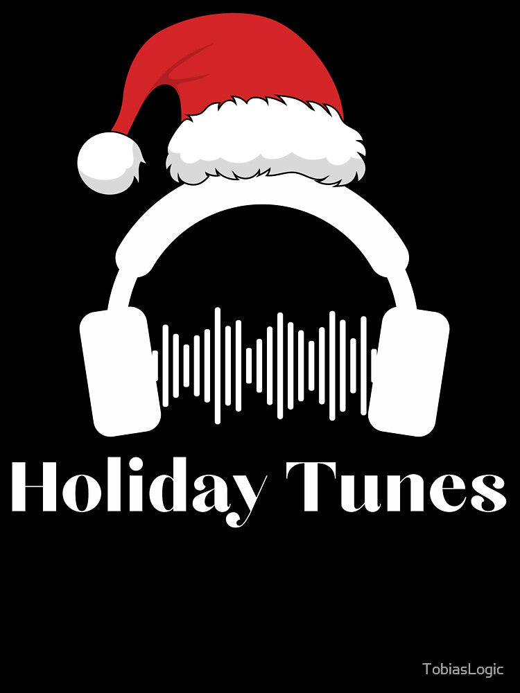 Holiday Tunes - Christmas DJ Santa Headphones by TobiasLogic