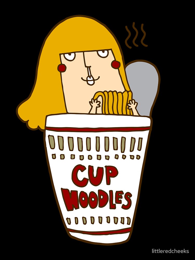 Cup Noodles by littleredcheeks