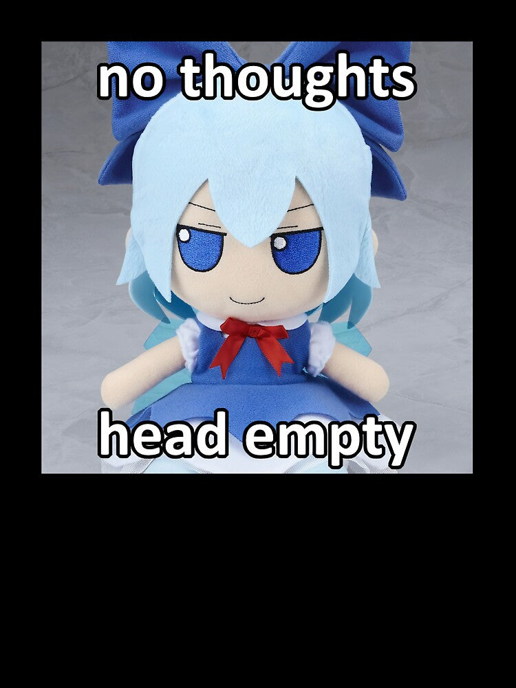 No Thoughts Head Empty Cirno by parkerku