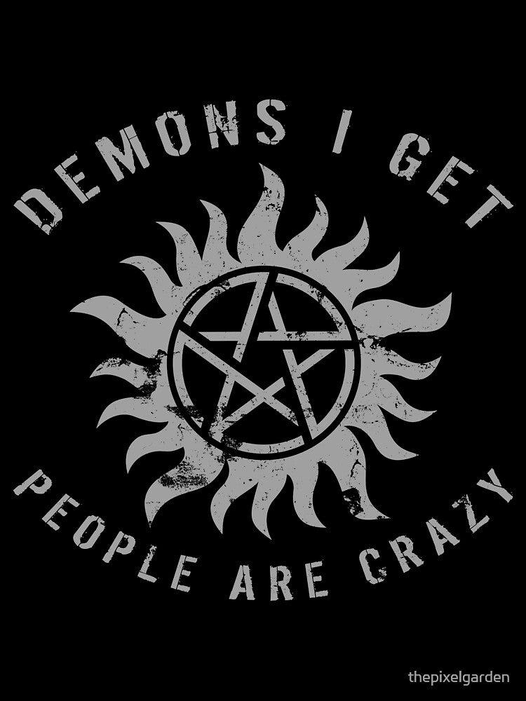 Supernatural Quote 'People Are Crazy' by thepixelgarden