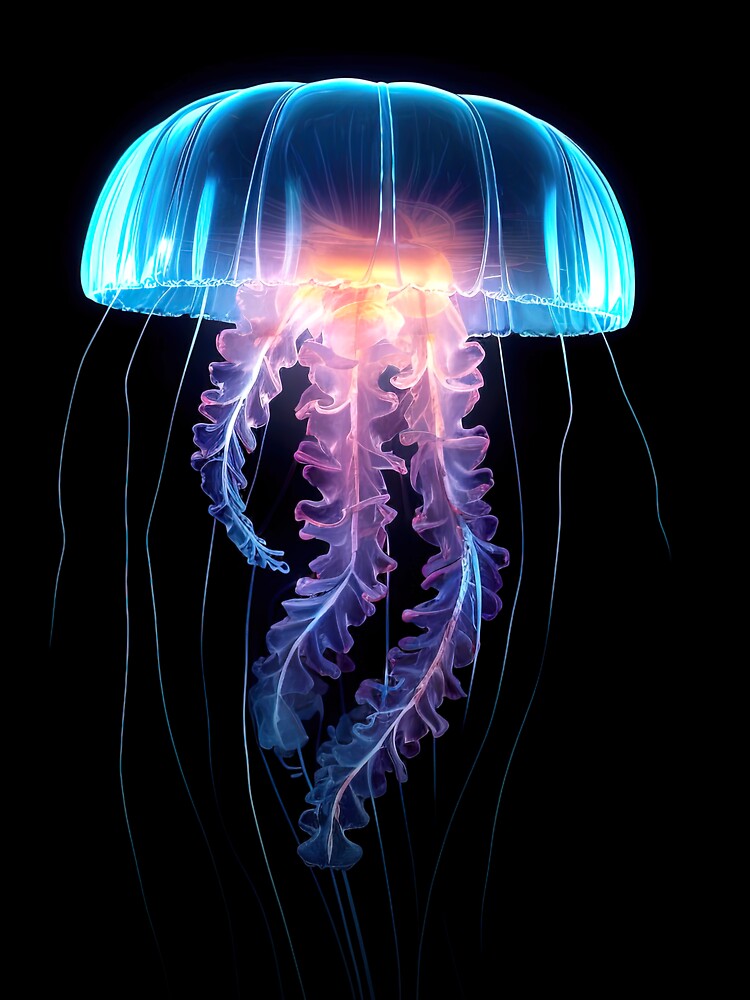 Glowing Beauty of the Depths by Retro Type