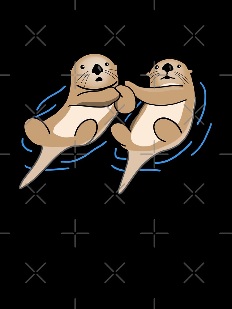 Otters Caught Holding Hands by squirrelpapa