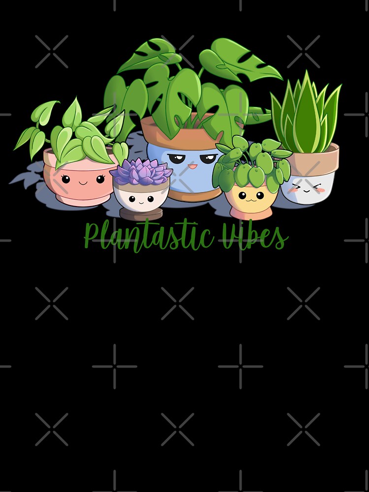 Plantastic Vibes – Cute Houseplants | Kawaii Plant Design by KasefsWorld