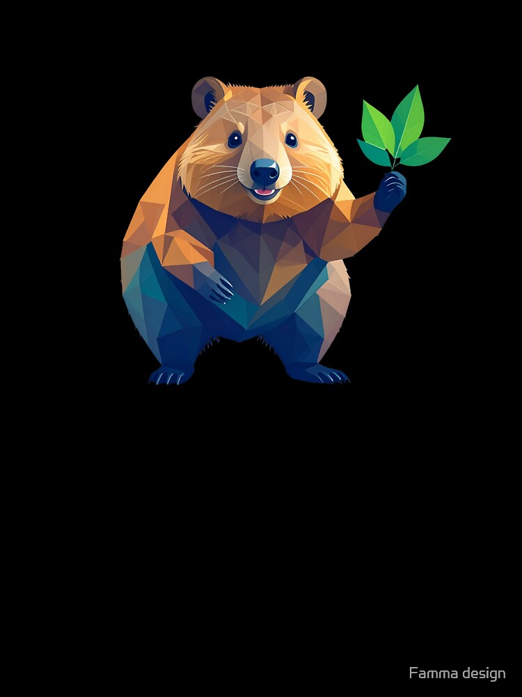 Geometric Quokka by Famma design